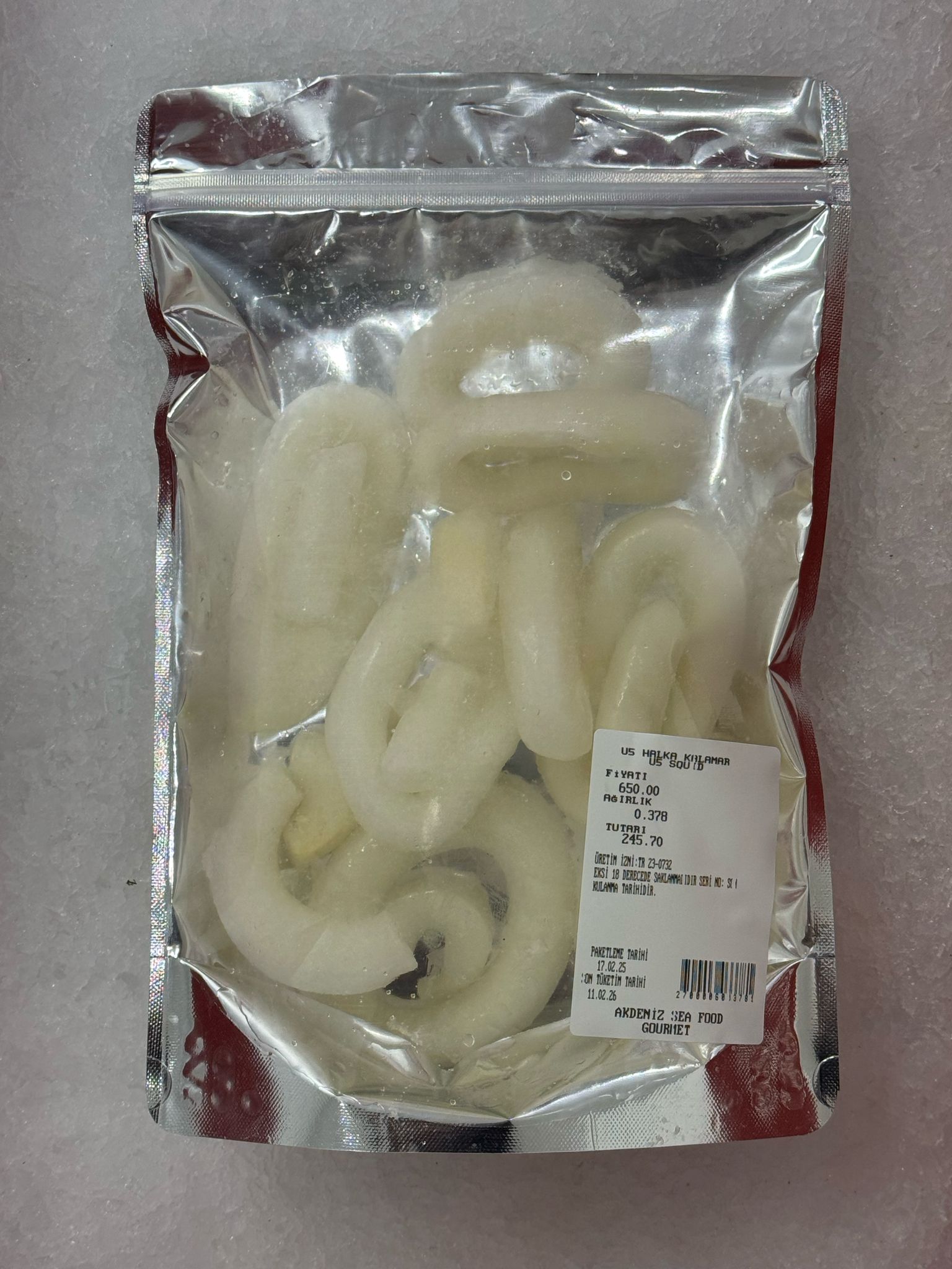 HALKA KALAMAR 500/530 GR.
